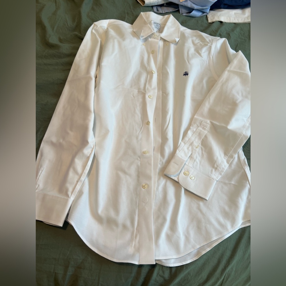 Stretch Non-Iron Oxford Button-Down Collar Sport Shirt